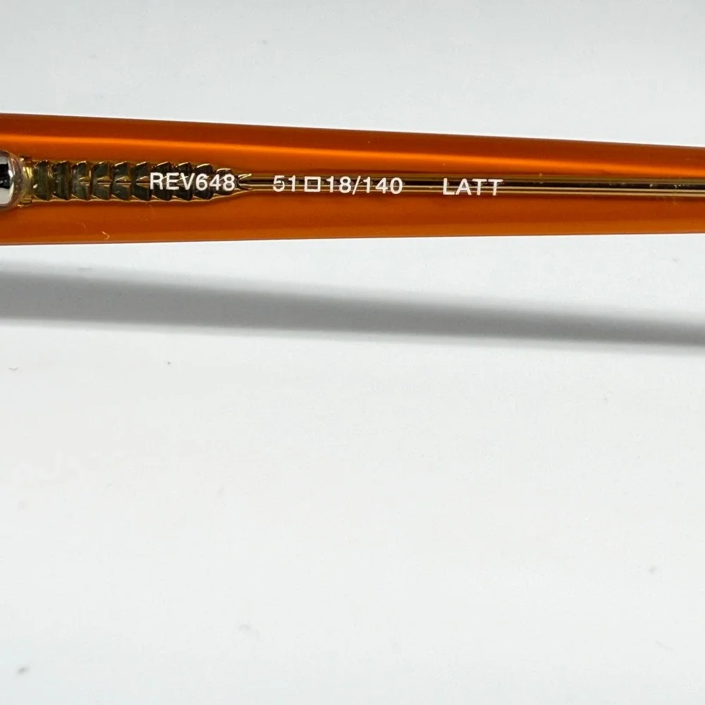 Revolution Eyewear REV648‎ Brown Semi Rimless Eyeglasses Frames 51-18-140 LATT